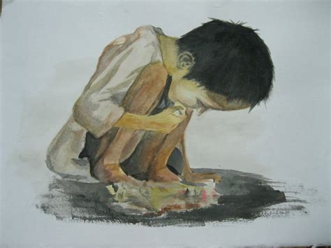 Poverty Painting at PaintingValley.com | Explore collection of Poverty Painting