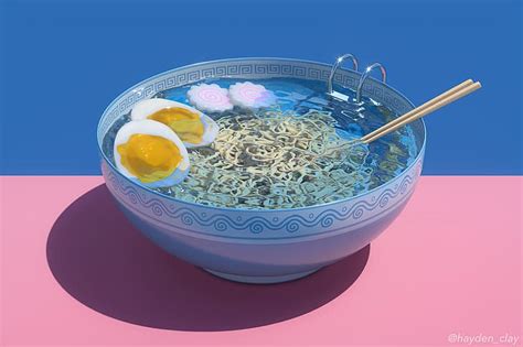 1290x2796px | free download | HD wallpaper: vaporwave, ramen, food ...