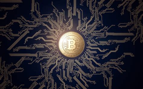 Bitcoin, Crypto Currency Sign, Blue Technological Background, - 1920x1200 - Download HD ...