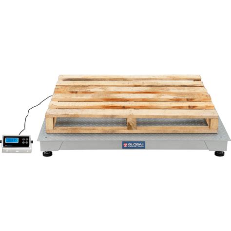 Scales | Scales-Pallet & Truck | Global Industrial™ Pallet Scale 48" x 48" 5000 lb x 1 lb ...