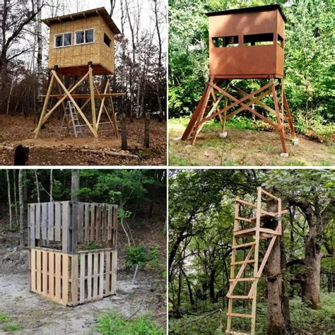 15 Free DIY Deer Blind Plans (Homemade Hunting Blind) | Homemade deer blinds, Deer blind plans ...