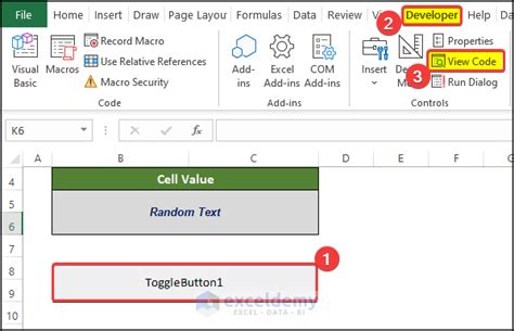 How to Change the Color of the Toggle Button When Pressed in Excel ...