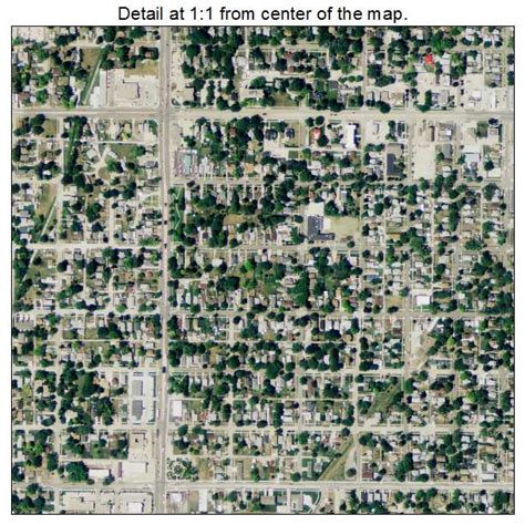 Aerial Photography Map of Norfolk, NE Nebraska