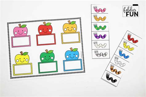 Matching Games for Toddlers - File Folder Fun