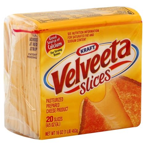 Kraft Velveeta Cheese Slices - 20 ct