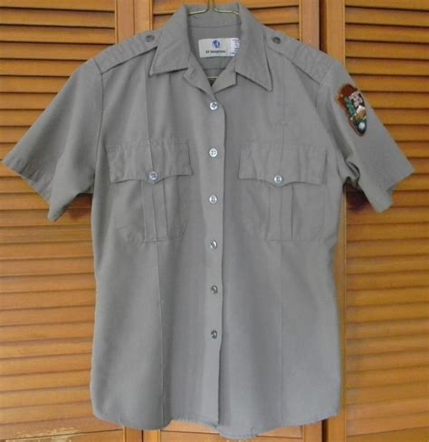 National Park Service NPS Uniform Short Sleeve Shirt Women's Size 34 with Patch | #1867255661