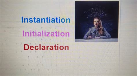 Different between instantiation , initialization and declaration in java - YouTube