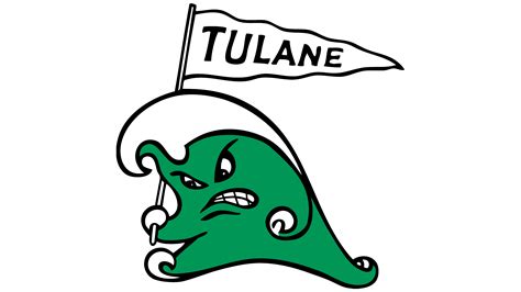 Tulane Green Wave Logo, symbol, meaning, history, PNG, brand