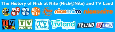 Nick at Nite and TV Land Logo Evolution by MarkPipi on DeviantArt