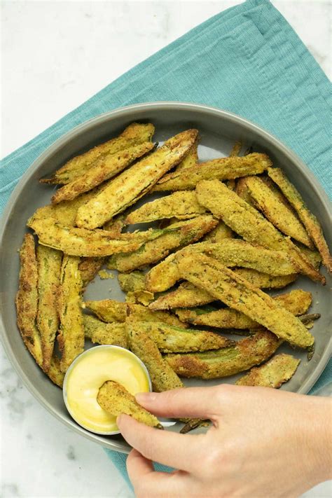 Crispy air fryer okra