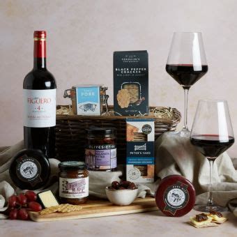 Cheese and Wine Hamper | Red wine & Cheese Hampers | hampers.com