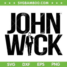 John Wick Part 4 SVG PNG