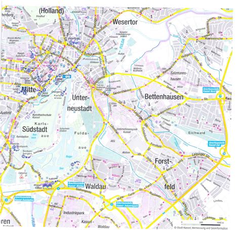 Guide to Bach Tour: Kassel - Maps