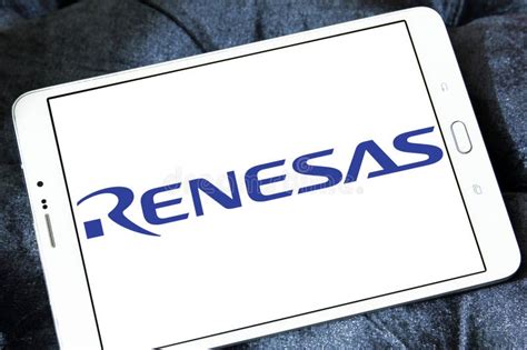 Renesas Electronics Company Logo Editorial Photography - Image of ...