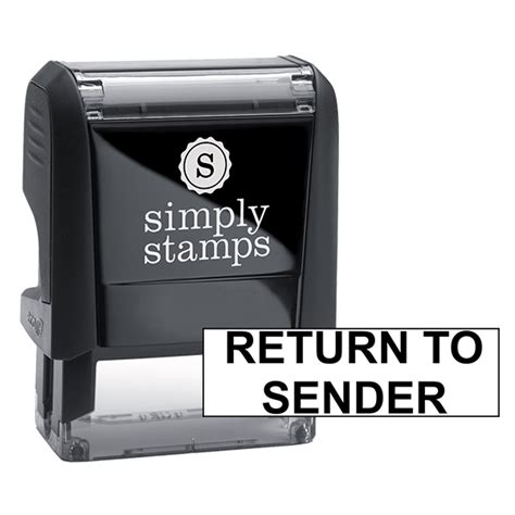 Return To Sender Self-Inking Stock Stamp - Simply Stamps