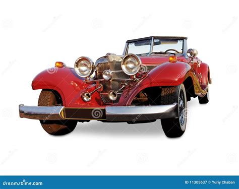 Vintage red car stock image. Image of roadster, perfect - 11305637