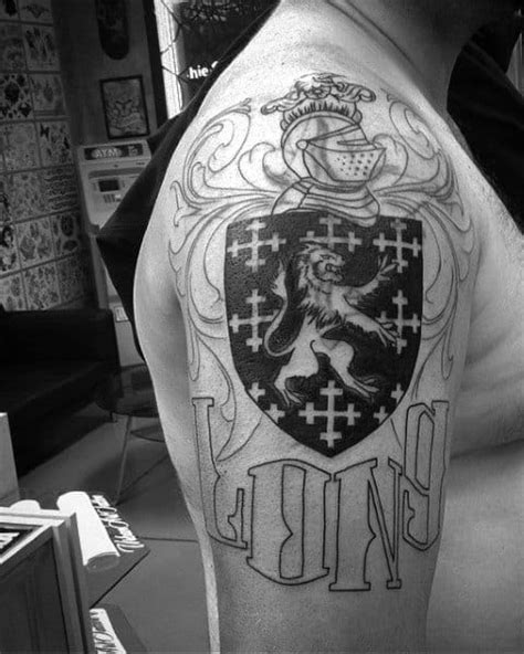 50 Family Crest Tattoos For Men - Proud Heritage Designs