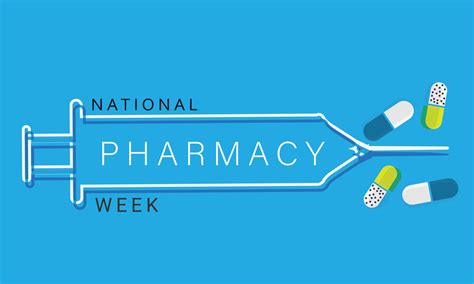 National Pharmacy Week. background, banner, card, poster, template. Vector illustration ...