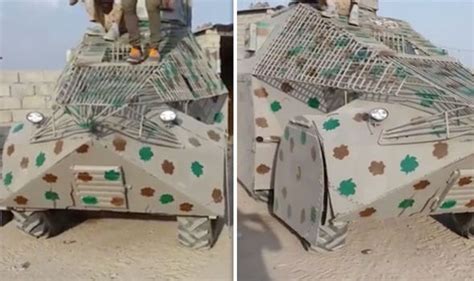 ISIS 'MAD MAX'-style vehicle captured as Iraqi forces fight for Mosul ...