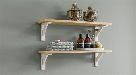 Oak Bathroom Shelves / Oak Bathroom Wall Shelves Bathroom Decoration ...