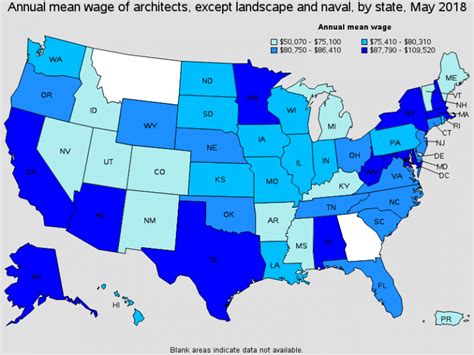 Where in the US is the Highest Architect Salary?