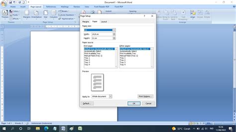 Ukuran Kertas A5 Dalam Microsoft Word - IMAGESEE