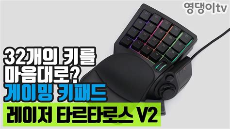 레이저 타르타로스(Razer Tartarus) V2 게이밍 키패드 리뷰! - YouTube