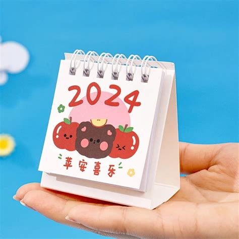 Kalender-bulanan-perencanaan-harian-kecil-2024-Mini-kalender-meja-kartun-lucu-untuk-dekorasi ...