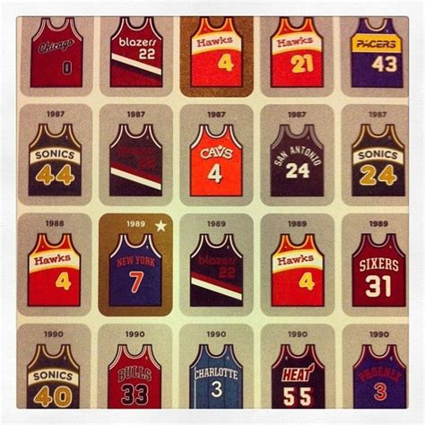 Some vintage NBA jerseys | Vintage basketball jerseys, Basketball ...