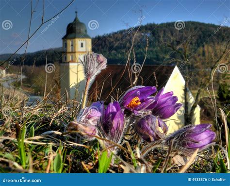 Spring in Bavaria stock photo. Image of spring, blue, quiet - 4933376