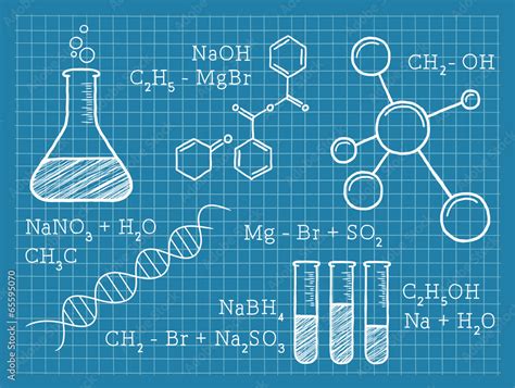 Chemistry, Science, Chemical Elements Stock Vector | Adobe Stock