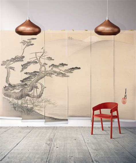 Japanese Hillside Mural • Authentic Japanese Mural • Milton & King