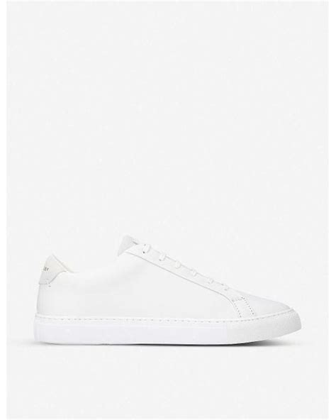 Kurt Geiger Donnie Leather Trainers in White for Men | Lyst