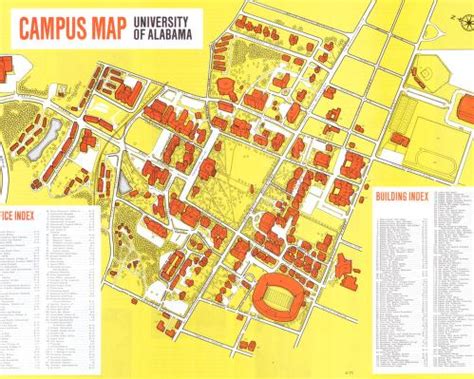 University Of Alabama Campus Map - Maps For You