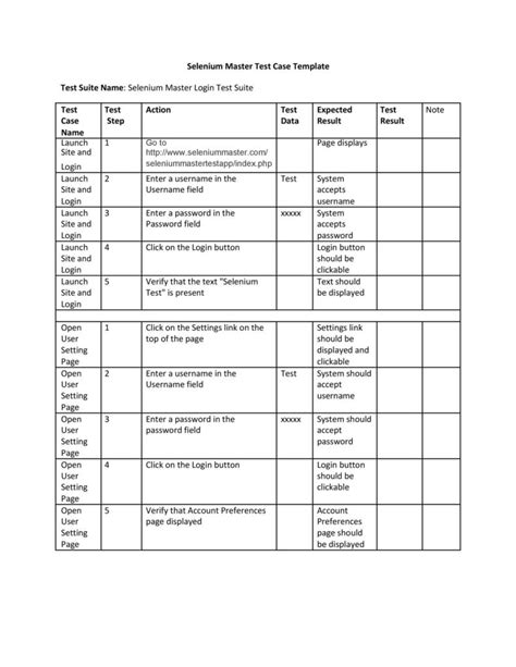 43 Test Case Templates / Examples from TOP Software Companies ᐅ TemplateLab