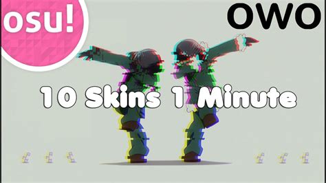 10 Osu! Skins in 1 Minute - YouTube