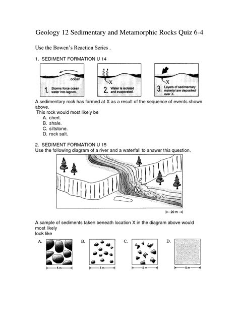 11 Sedimentary Rock Formation Worksheet / worksheeto.com