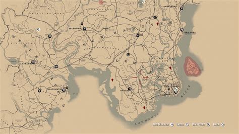 Rdr2 Grave Locations Map