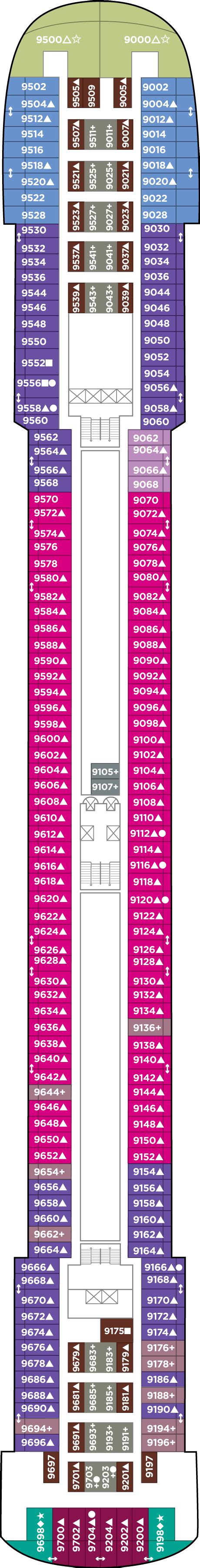 Pride of America Deck Plans | CruiseInd