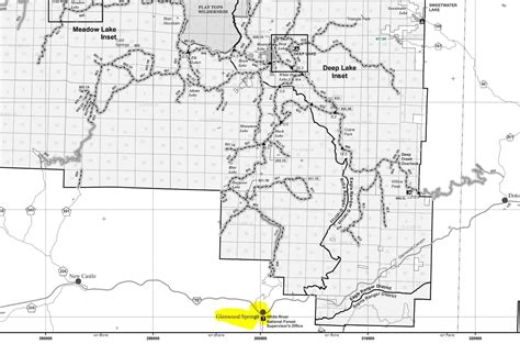 Glenwood Springs dispersed camping map - TMBtent