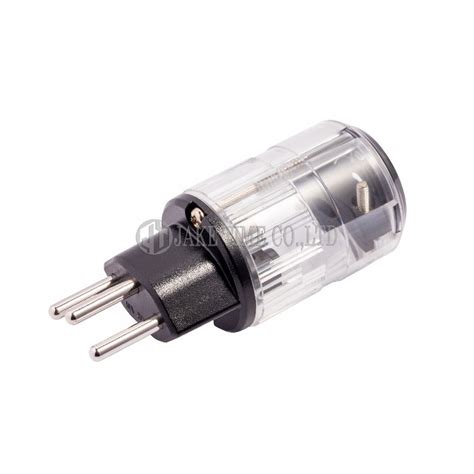 Audio Swiss Plug Type J Switzerland Power Plug Transparent, Rhodium ...