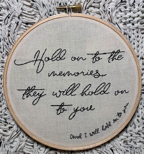 New Years Day Lyrics by Taylor Swift Embroidery - Etsy