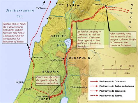 Paul’s Conversion and Early Travels – Bible Mapper Blog