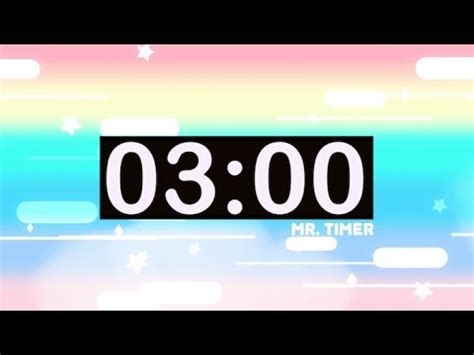 3 Minute Timer with Music for Kids! Countdown Videos HD! - YouTube in 2020 | Music for kids ...