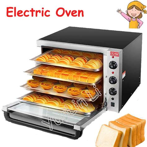 220V Large Capacity Oven 4500W Commercial Electric Oven Cake Bread Large Pantry Oven Hot Air ...