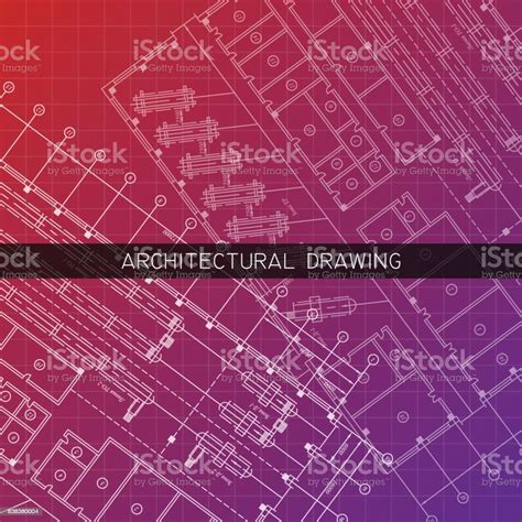 Architectural Drawing Architectural Plan In Vector Stock Illustration - Download Image Now - iStock