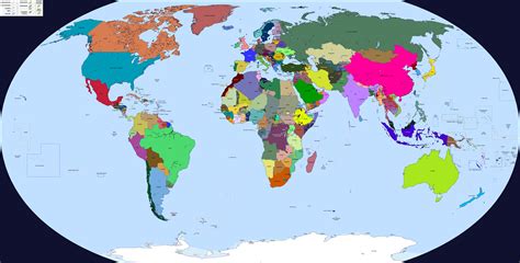 Political World Map, labeled (Apr. 2022) by General534 on DeviantArt