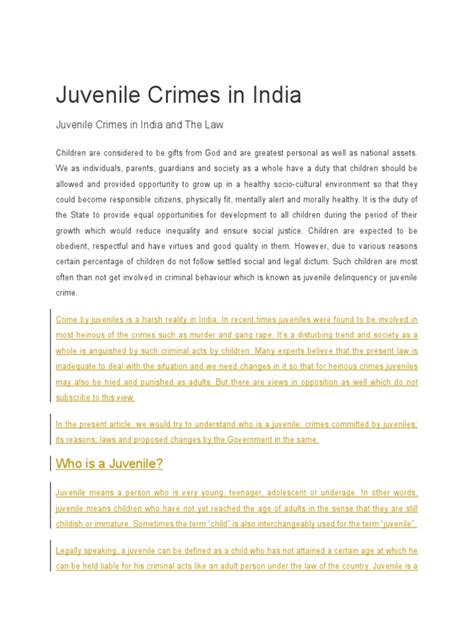 Causes and Solutions of Juvenile Delinquency | Juvenile Delinquency ...