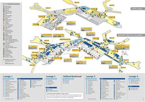 Map of Departures - Schiphol24