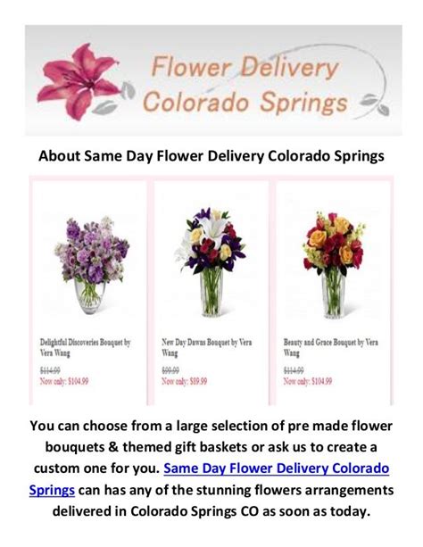 Flower Delivery in Colorado Springs CO | (719) 602-6128